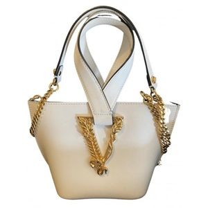 Versace Virtus leather crossbody bag